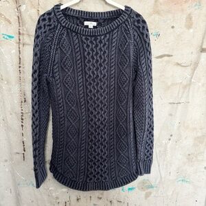 LL Bean Women's Signature Cotton Fisherman Tunic Sweater